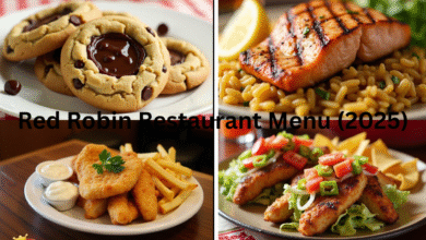 Red Robin Resturant Menu (2025)